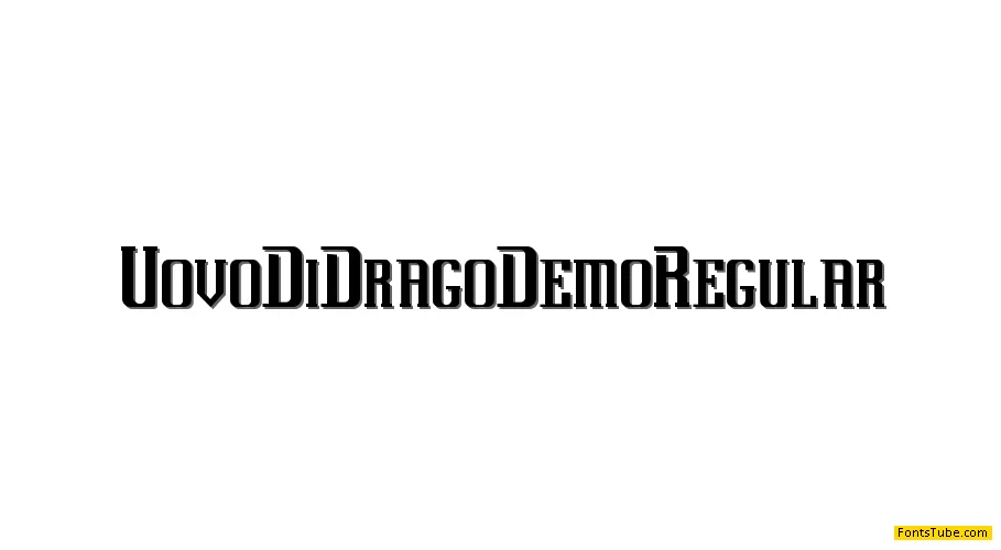 Uovo Di Drago Demo Font Family