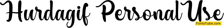 Hurdagif Font