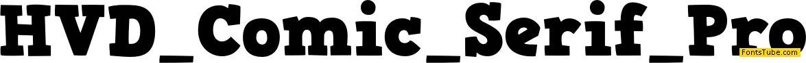 HVD Comic Serif Pro Font