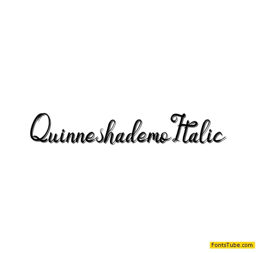 Quinneshademo Font Family