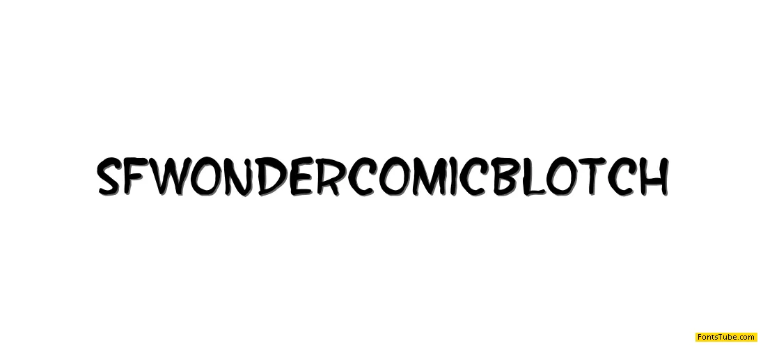 SF Wonder Comic Font Family