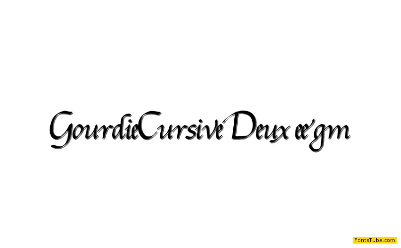 Gourdie Cursive