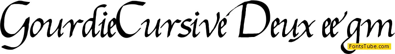 Gourdie Cursive