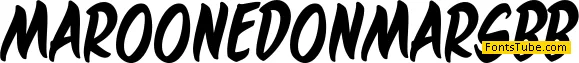 MaroonedOnMars BB Font