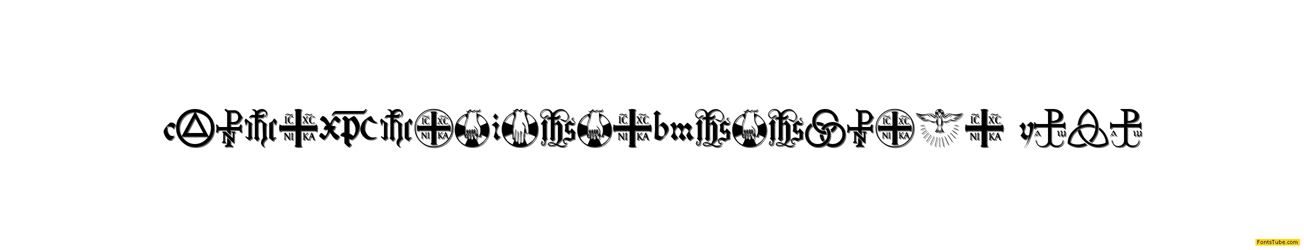 Christian Icons B Monograms