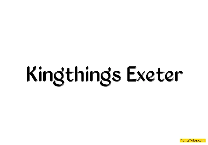 Kingthings Exeter Font