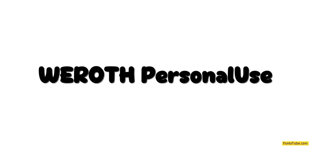 WEROTH Font