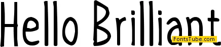 Hello Brilliant Font