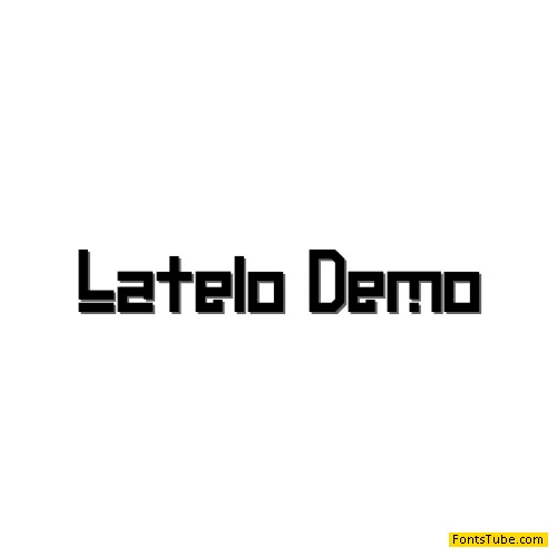 Latelo-Demo Font