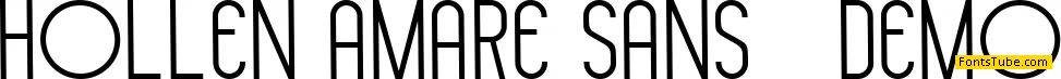 Hollen amare sans Font