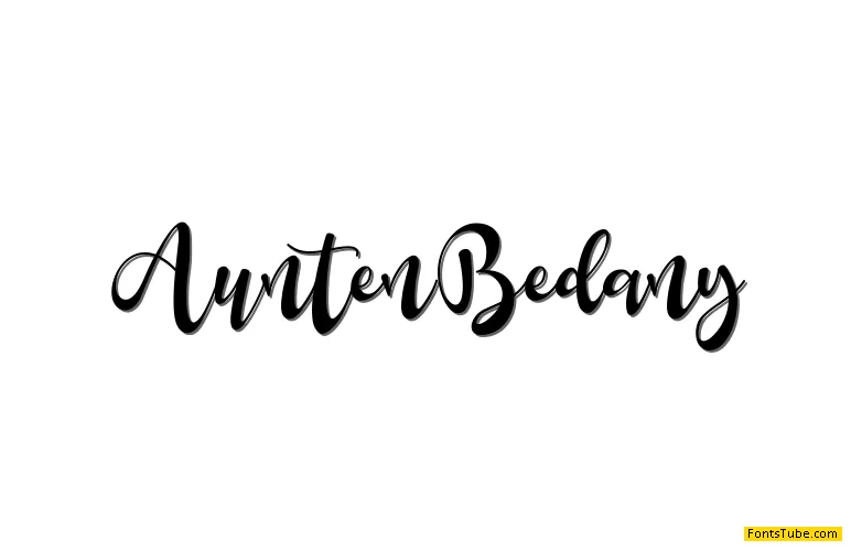 Aunten Bedany Font