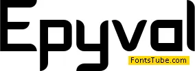 Epyval Font