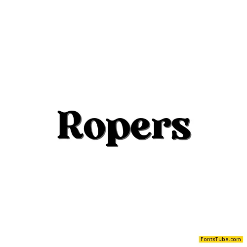 Ropers Font