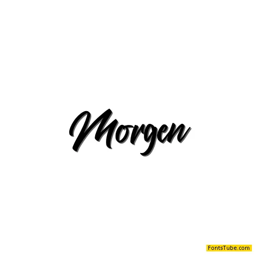 Morgen Font