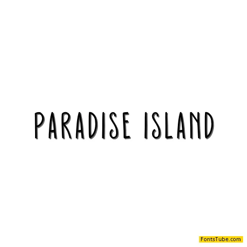 Paradise Island Font