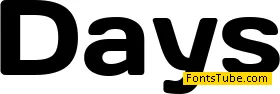 Days Font