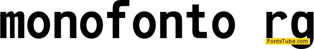 Monofonto Font