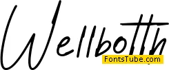 Wellbotth - Personal Use Font