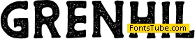 THE GRENHIL Rough Font