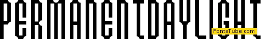 Permanent daylight Font Family