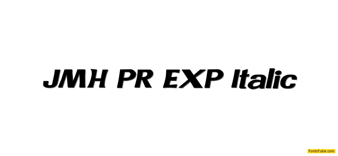 JMH PR Font Family