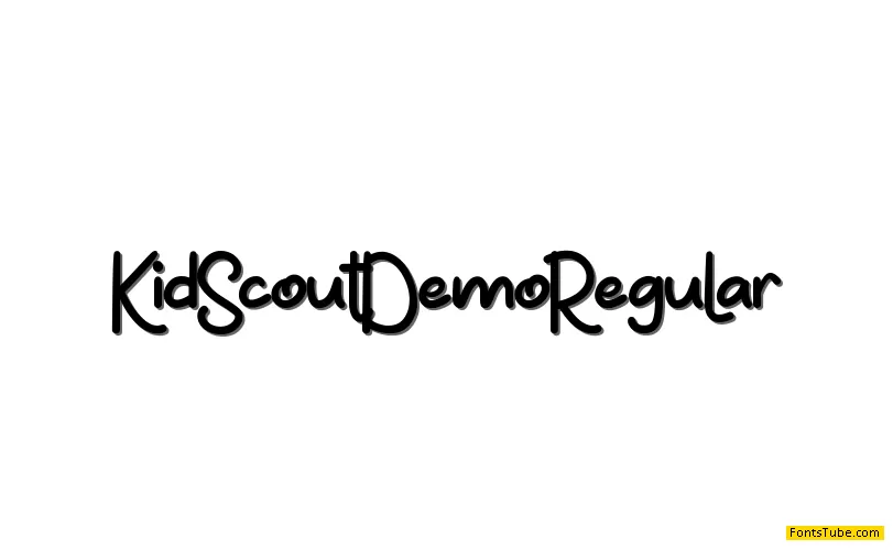 Kid Scout Demo Font