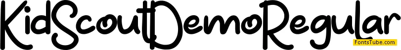 Kid Scout Demo Font