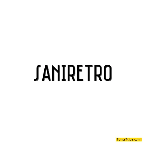Saniretro Font