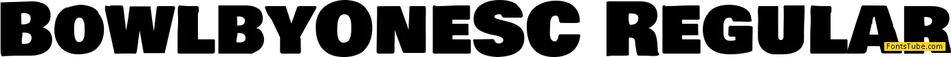 Bowlby One Font Family