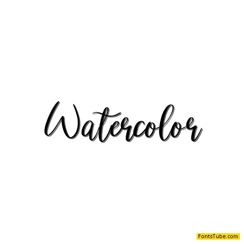 Watercolor Font