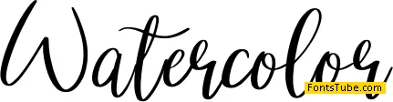 Watercolor Font