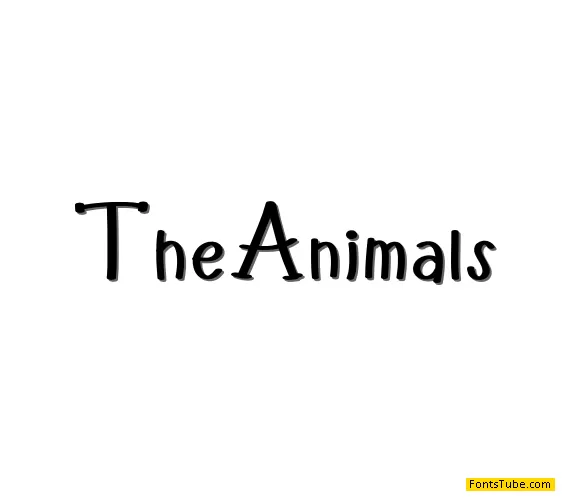 The Animals Font