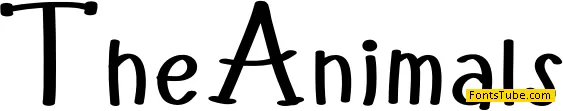 The Animals Font
