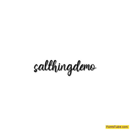 salthing Font