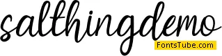 salthing Font