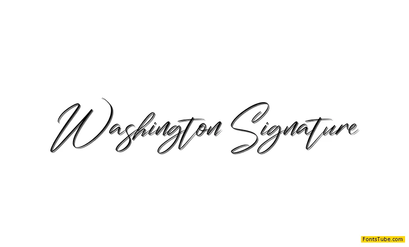 Washington Signature