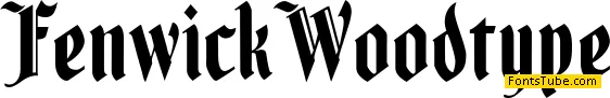Fenwick Woodtype Font