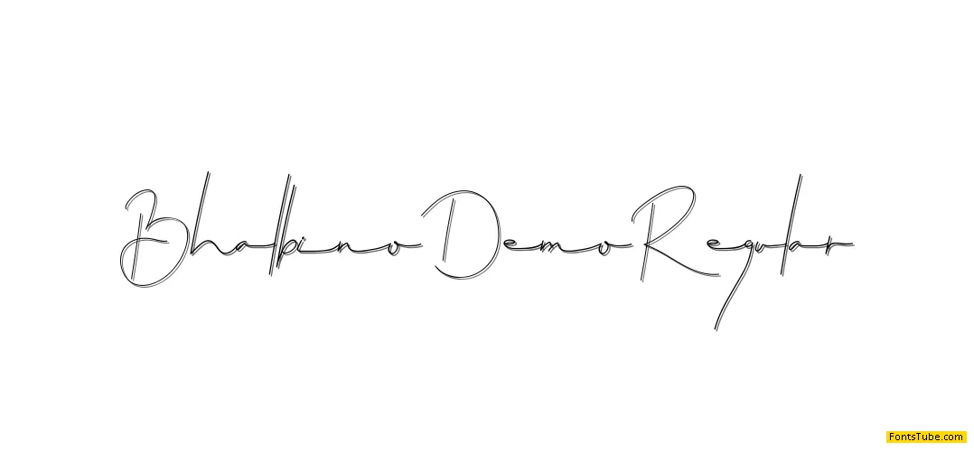 Bhalbino Demo Font