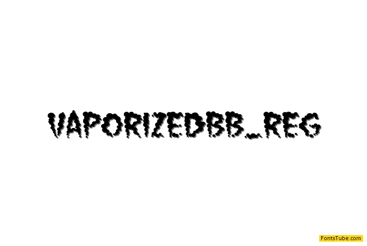 Vaporized BB Font Family