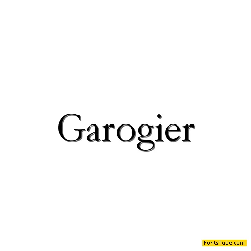 Garogier Font