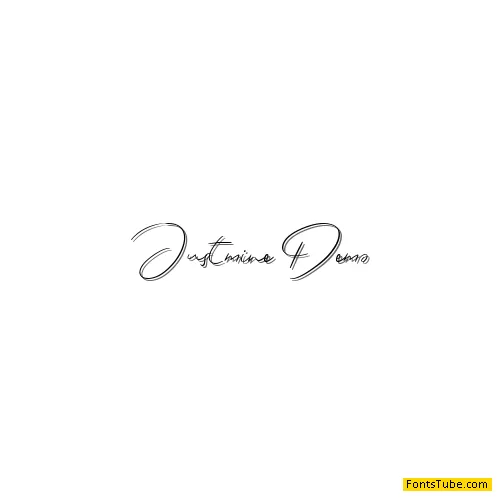 Justmine Demo Font