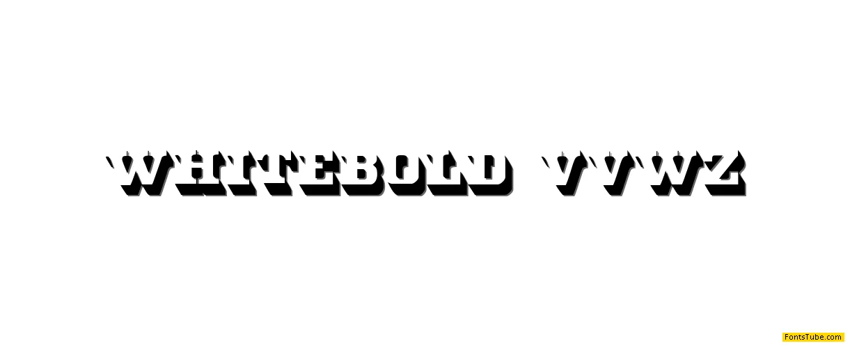 White Bold