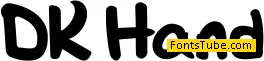 DK Hand Font