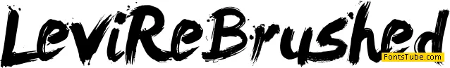 LeviReBrushed Font