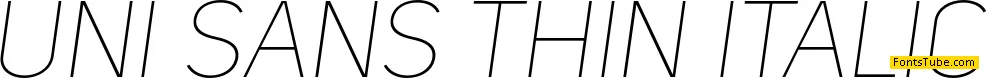 Uni Sans Font Family