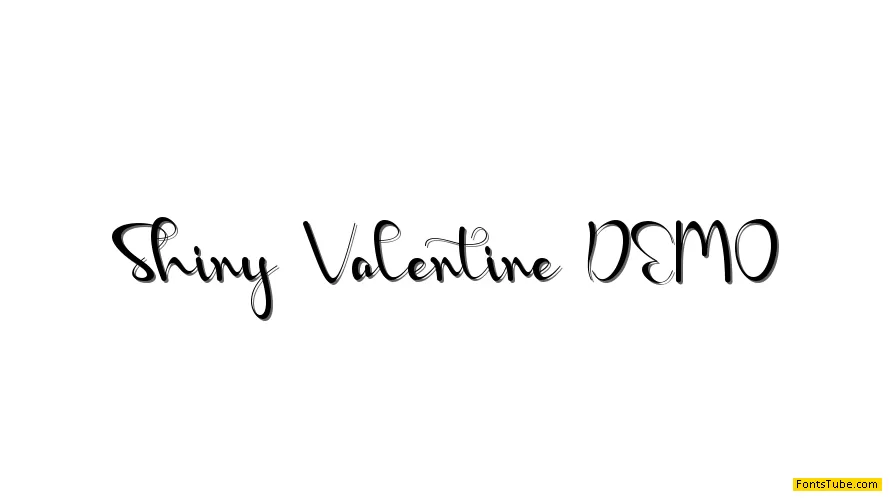 Shiny Valentine - Personal Use Font