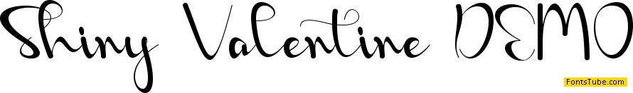 Shiny Valentine - Personal Use Font