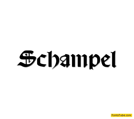 Schampel Font