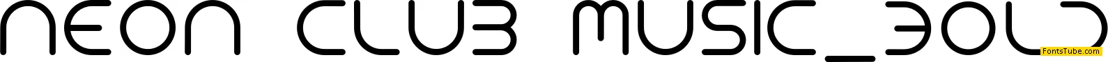 NEON CLUB MUSIC Font Family