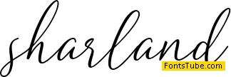 sharland Font